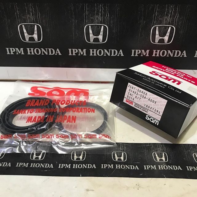 01463 S9A SAM JAPAN Seal Kit Kaliper Caliper Karet Rem Depan Honda CRV GEN 2 RD4 RD5 2002 2003 2004 2005 2006