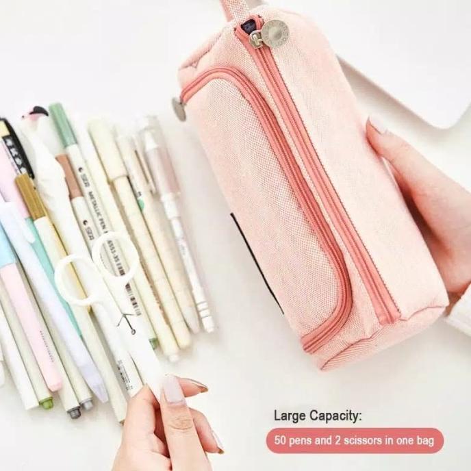 

_^_^_^] Kotak Pensil Portable Kapasitas Besar Cocok Untuk Pelajar Sekolah