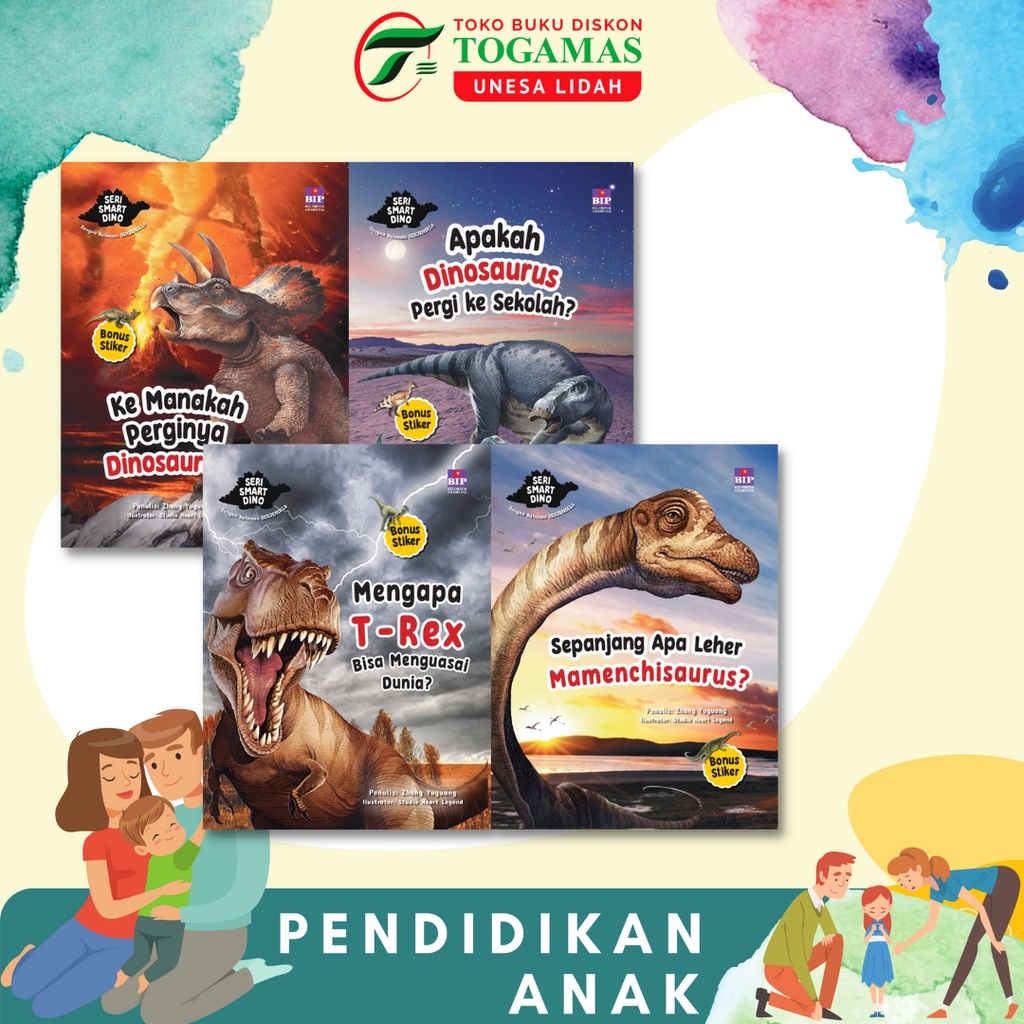 BUKU ANAK SERI SMART DINO KARYA ZHANG YUGUANG