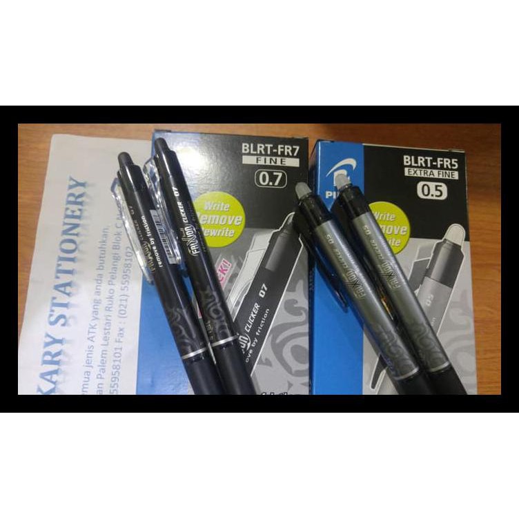 

Pulpen Pen Frixion Pilot ( Pulpen Yang Bisa Dihapus) Termurah