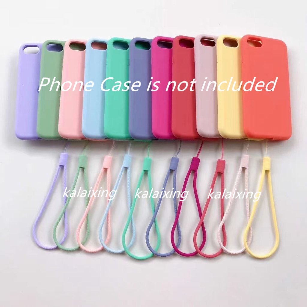 Tali Lanyard Silikon Cair 20 Warna Pastel untuk Case Mobile Phone