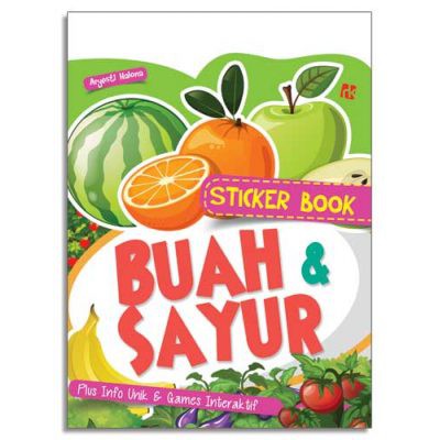 STICKER BOOK; HEWAN LIAR/DINOSAURUS/ALATTRANSPORTASI/BUAHSAYUR/HEWANPELIHARAAN