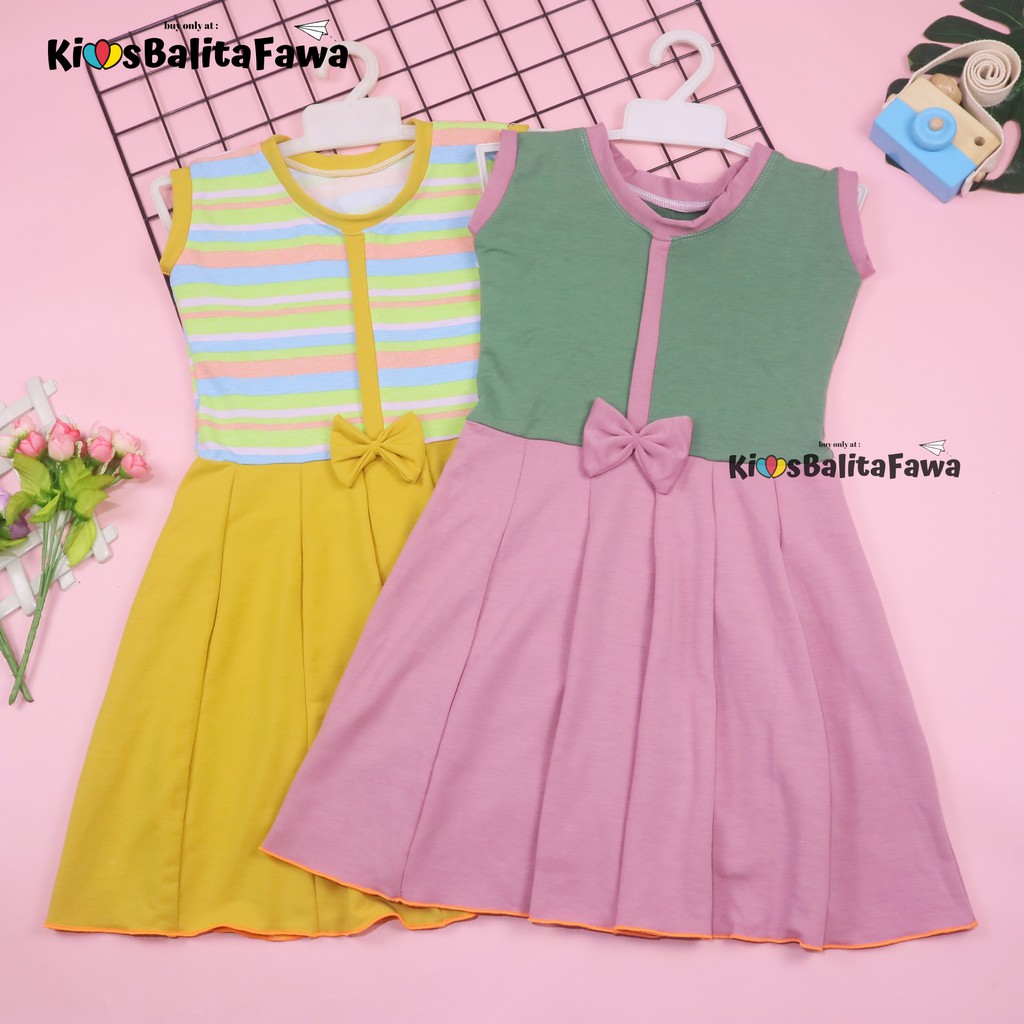 Dress Sinta uk 5-6 Tahun / Dress Lengan Dress Murah Dress Balita Dress Import Dress Anak Murah