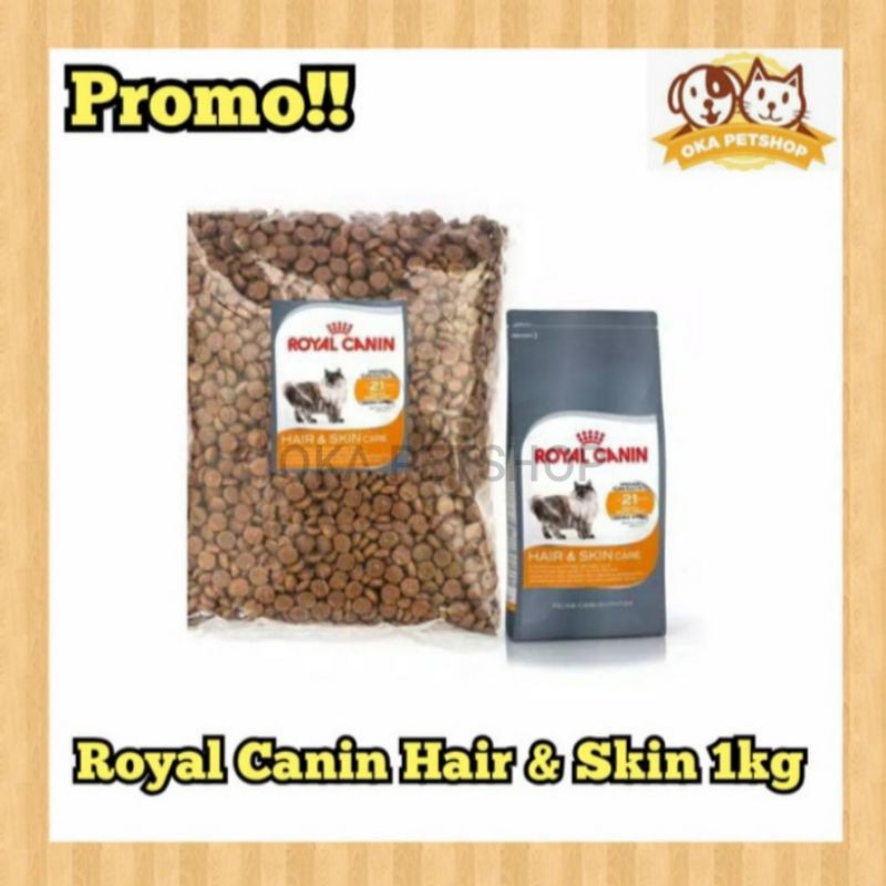 Royal Canin Hair and Skin 1kg - RC Hair and Skin