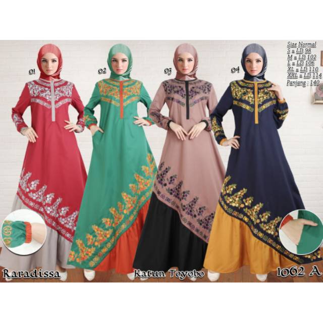 Gamis Bordir Original by Raradissa 1062