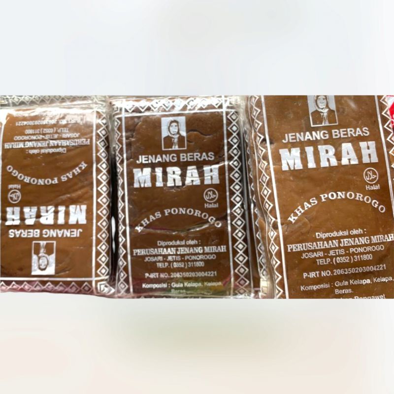 

Jenang Mirah Beras Ponorogo