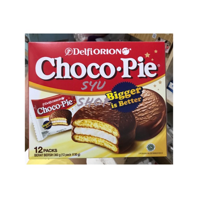 

Delfiorion delfi orion tomorion chocopie choco pie isi 12 pcs