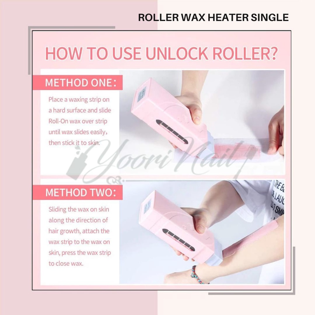 Paket Roller wax package single roller wax heater paket waxing set paper wax
