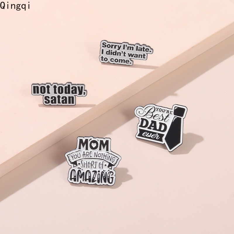 Pin Bros Enamel Desain Quote You 'Re Best Dad Ever Bahan Metal Untuk Hadiah