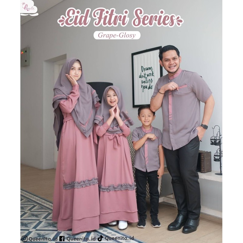GAMIS MOM DRESS Sarimbit Couple Geulis Kasep Original by Queenita.id