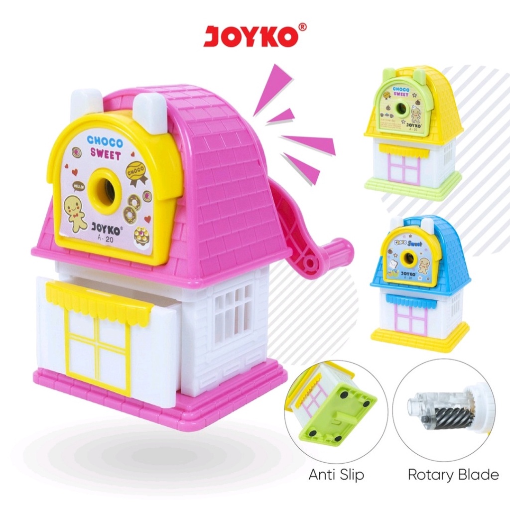 

Sharpener Rautan Serutan Putar Joyko A-20