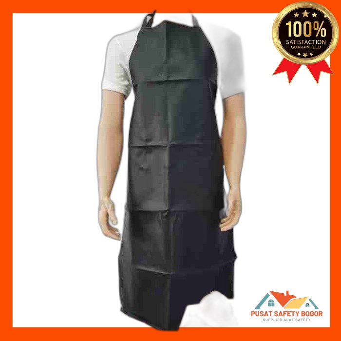 Jual Apron Pvc Hitam Cm Shopee Indonesia