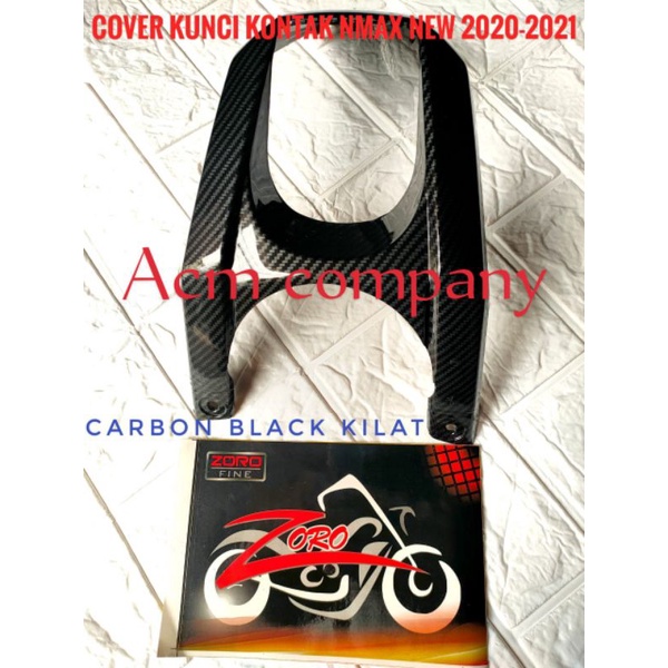 Cover tutup body kunci carbon Nmax New 2020 2021 - Zoro