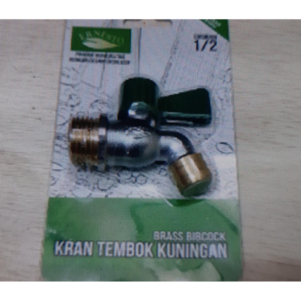 ERNESTO Kran Air Tembok 1/2" Kuningan Kamar Mandi Cebol Taman.bie088