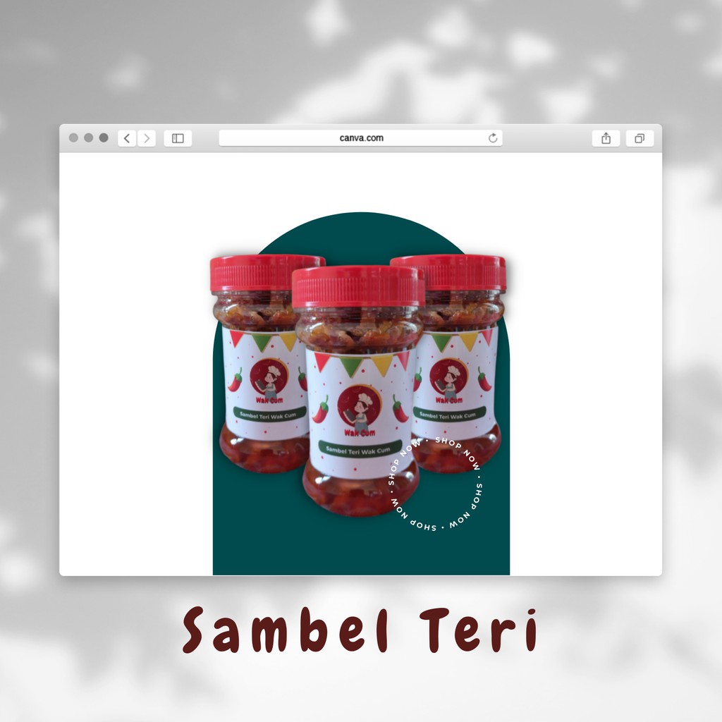 

Sambel Teri Botol (150gr)