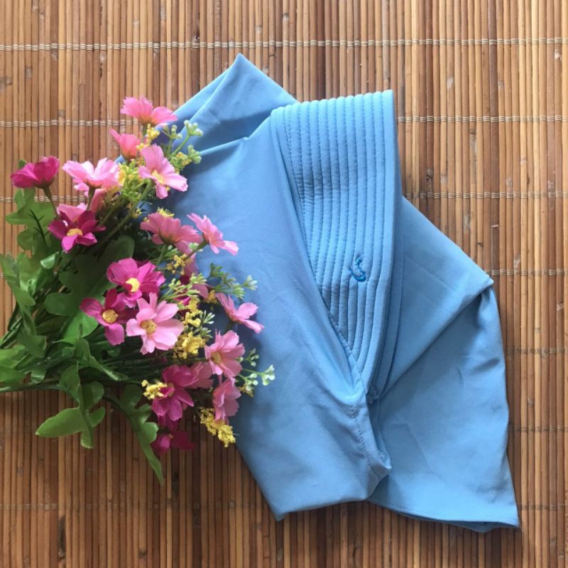 hijab instan oval jersey  / kerudung oval / bergo instan jersey tutup dada-Wardah