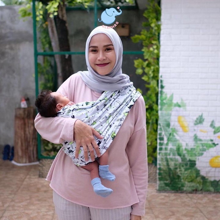Elephas Geos Gendongan Bayi / Gendongan Kaos 2 in 1 / Gendongan Kaos Bayi Gendongan Kaos M Shape