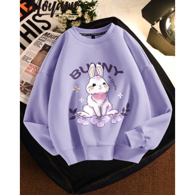 LILAC VERSION SWEATER CREWNECK PECINTA UNGU