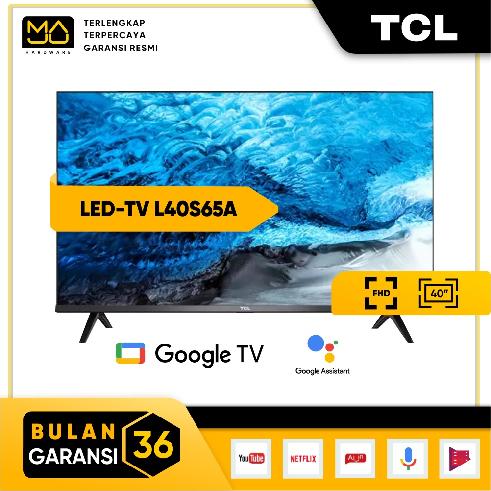 TCL LED TV SMART ANDROID FULL HD HDR 40&quot; L40S65A