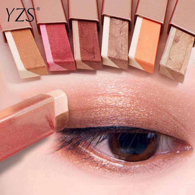 Ready Stock YZS eyeshadow Velvet Gradient Duo Kosmetik Rias Mata Berkualitas Tinggi Eyeshadow