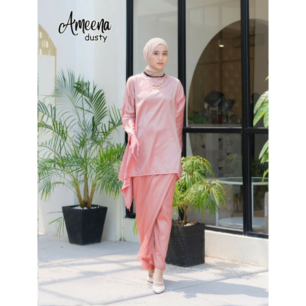 Ameena Set, SETELAN WANITA SUPER DUPER CANTIK MODIS FIT XXL LD 112 BAHAN MAXMARA VELVET TERMURAH OOTD TERLARIS