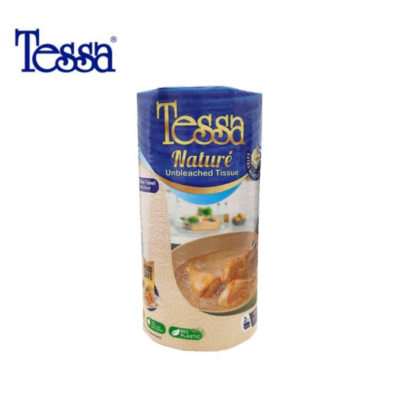 TESSA NATURE UNBLEACHED TISSUE GORENG 1 ROLL 100 sheet