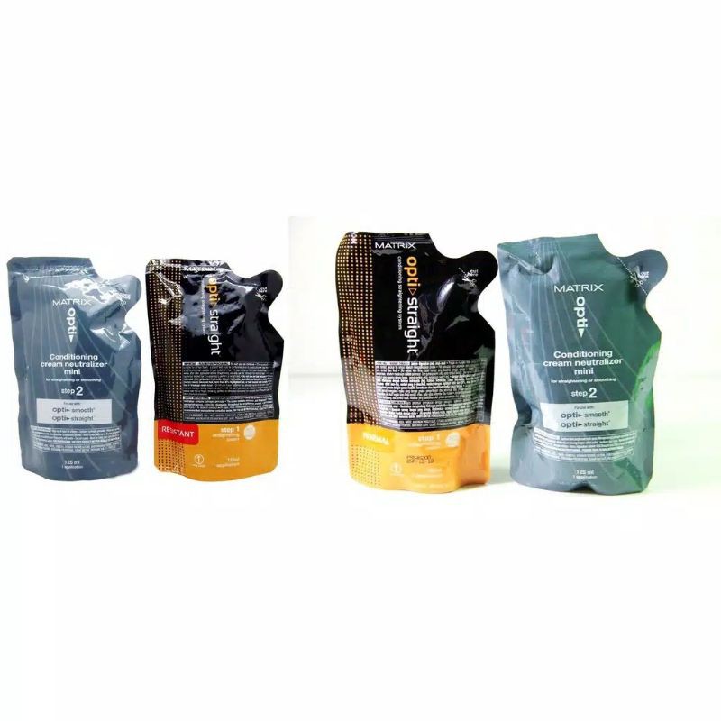 Matrix obat Smooting Rambut/ Matrix Pelurus rambut  Satu Paket step 1 dan step 2
