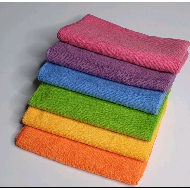 Lap microfiber 35x35 320 super lembut / kain microfiber / lap serbaguna