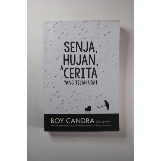 Novel Boy Candra Senja Hujan dan Cerita || Novel Bekas Murah