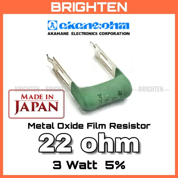 Resistor 22 ohm 3 Watt 5% 22R 22ohm