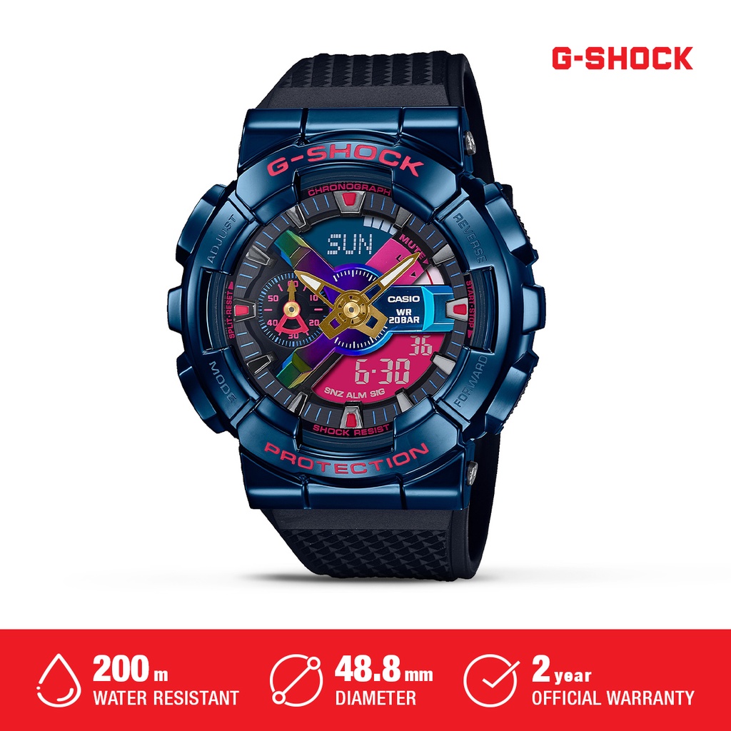 Casio G-Shock Jam Tangan Pria Analog Digital Original GM-110SN-2ADR