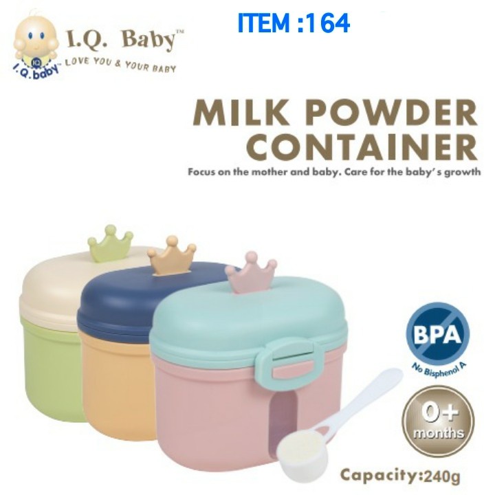 IQ BABY Milk Powder Container 240grm 9780201279627