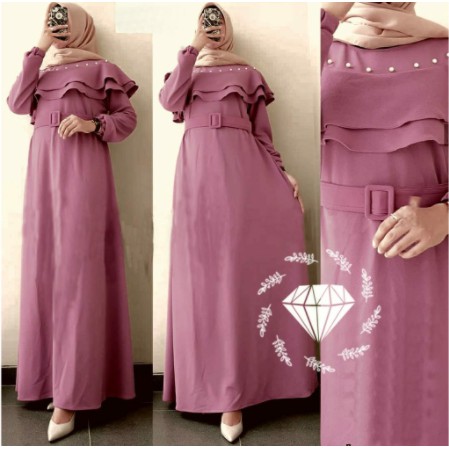 Baju Muslim wanita Pakaian Muslim Wanita Syari Muslim Remaja Gamis Modis Wanita 2020 Terbaru Trend