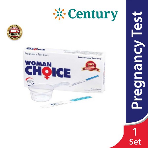 (Original) WOMAN CHOICE PREGNANCSTRIPY TEST + WADAH URINE / TESTPACK / TES KEHAMILAN / ALAT UJI