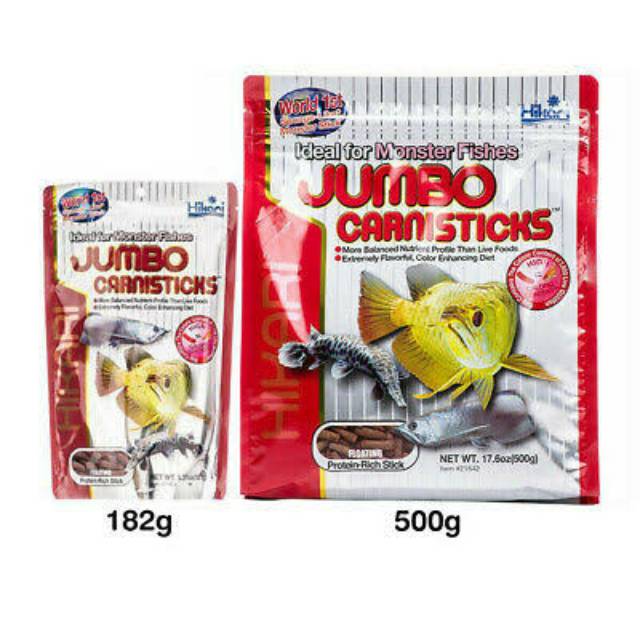 PAKAN IKAN HIKARI JUMBO CARNISTICKS 182GR dan 500GR ORIGINAL IMPORT JEPANG