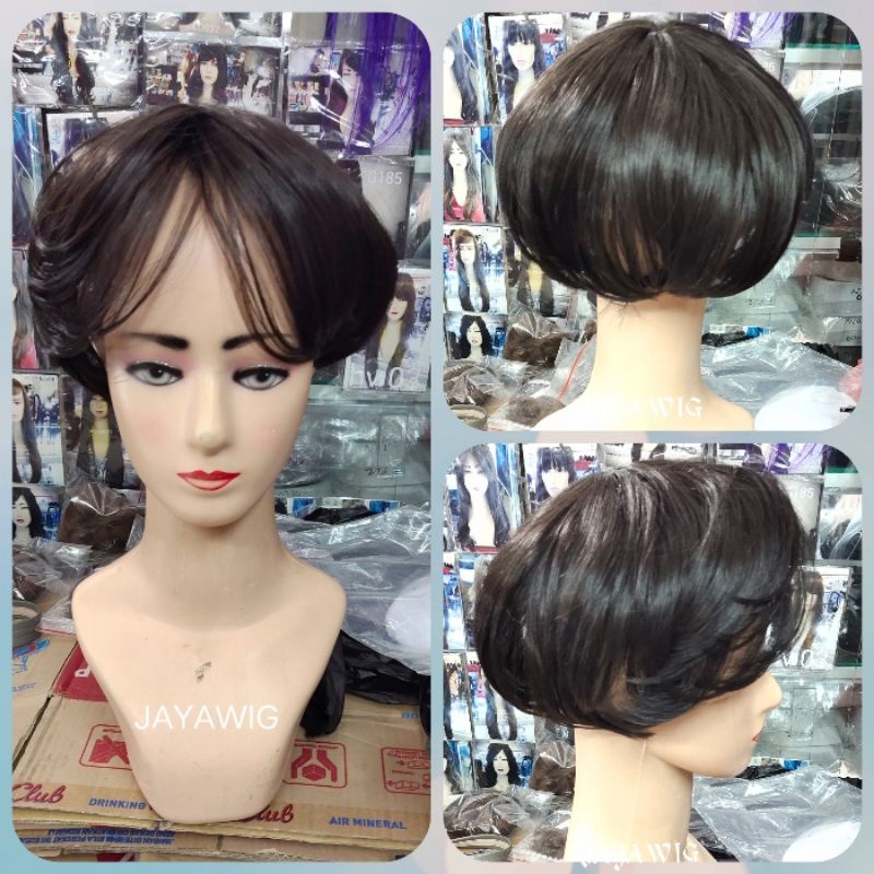 Penutup Botak Wanita Rambut Palsu Penambah Volume Rambut Toupee Klip