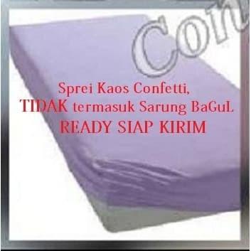 Seprei Kaos Confetti, Spreinya aja uk 160 & 180 &200 dg karet keLiLing