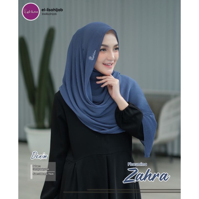 Pashmina Zahra full plisket by El-lisa