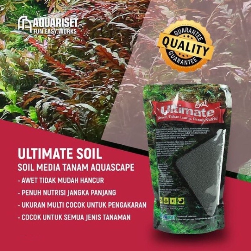 Ultimate Soil Media Tanam Aquascape AquaRiset Aquajaya 1 Liter