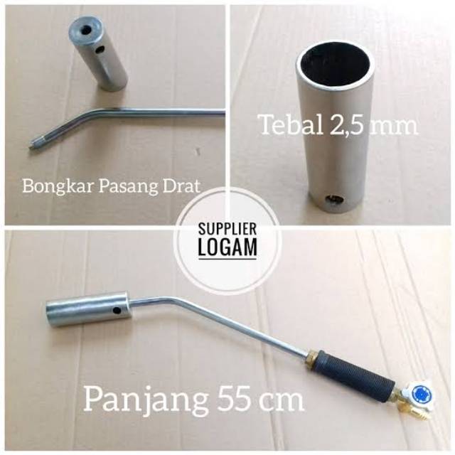 kompor bakar kulit kambing