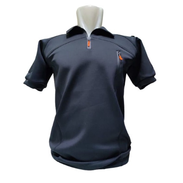 Bdu tactical scuba lengan pendek warna hitam/ baju bdu scuba lengan pendek/ Kemeja pria tangan pende