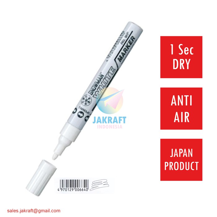 

NEW STOCK SPIDOL PERMANENT PAINT MARKER (PUTIH) SEGALA PERMUKAAN SNOWMAN