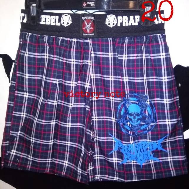 BOXER PRAPATAN REBEL// CELANA PENDEK PRAPATAN REBEL// CELANA KOLOR PRAPATAN REBELL//PRBL//
