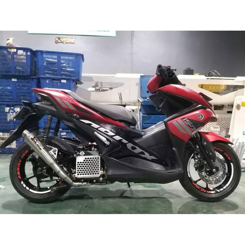 Knalpot Aerox type M3 Shijiro Racing Original