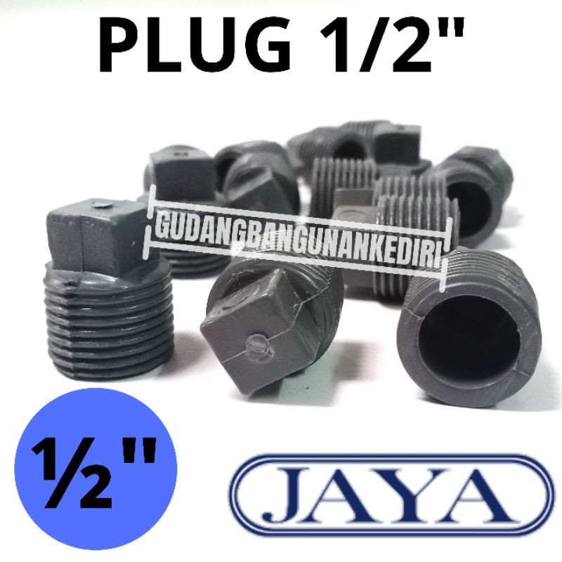 Plug 1/2” / tutup drat luar 1/2” TS JAYA