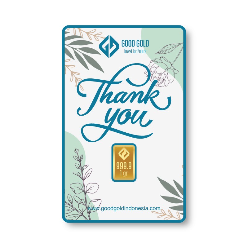 LM Goodgold Indonesia Edisi Thankyou 0.1 gram | Emas Logam Mulia Terima Kasih 0,1 gram Hampers Kado 