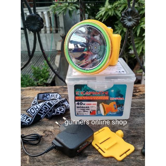 Senter kepala selam kawachi  40 watt LS-740A