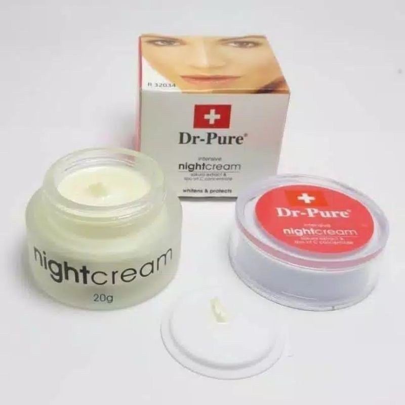 DR PURE DAY CREAM &amp; NGITH CREAM 20GR/PEMUTIH WAJAH