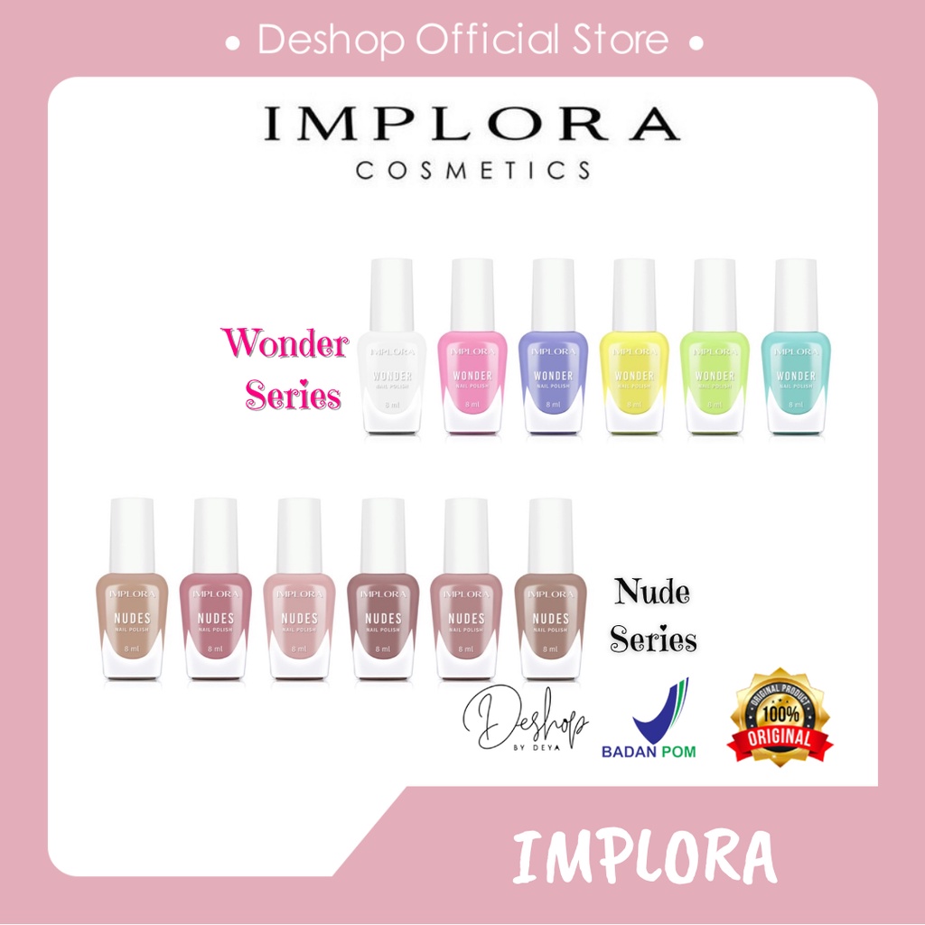 BPOM Implora Nail Polish Nude &amp; Wonder