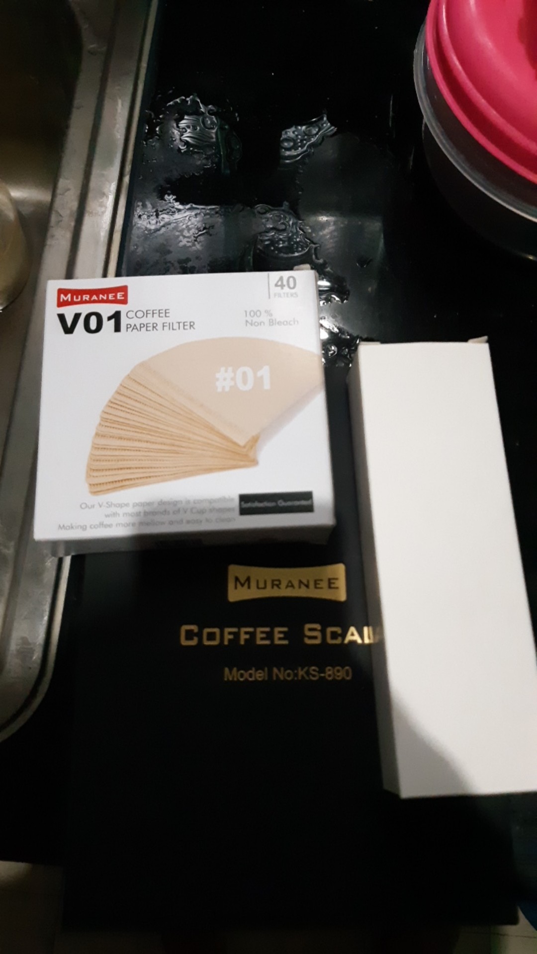 Digital Scale Timer Timbangan Kopi Manual Brew Ks-890